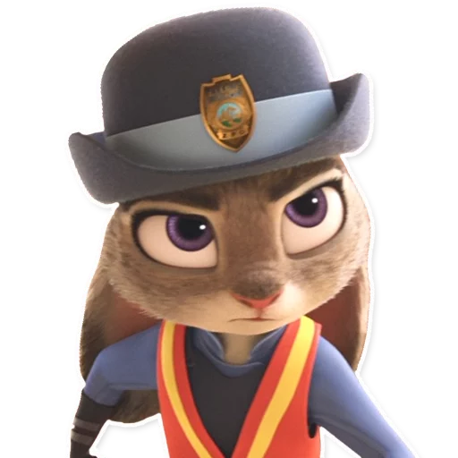 😠 Стикер «ZootopiaJudy» для Telegram