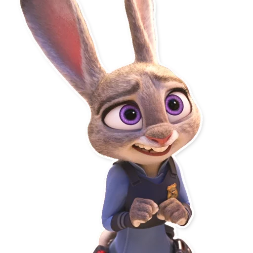 ☺️ Стикер «ZootopiaJudy» для Telegram
