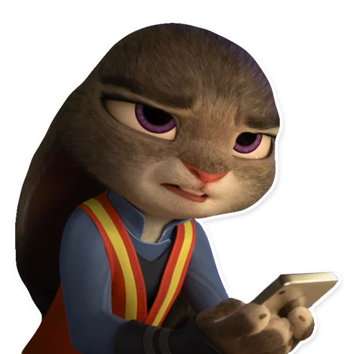 😠 Стикер «ZootopiaJudy» для Telegram