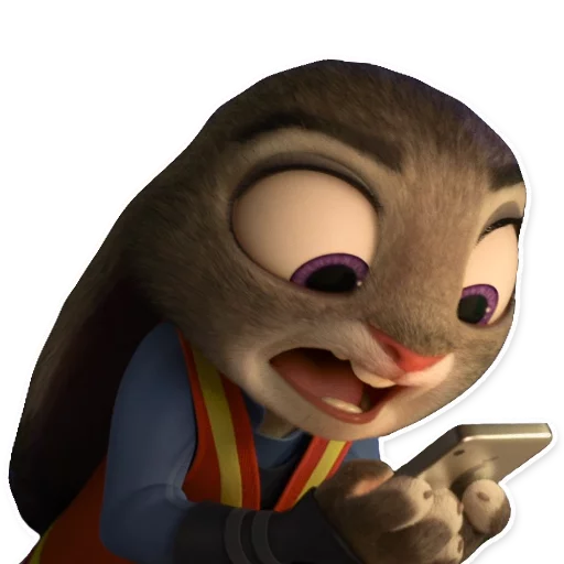 😡 Стикер «ZootopiaJudy» для Telegram