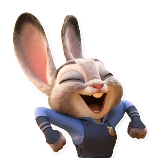 😄 Стикер «ZootopiaJudy» для Telegram