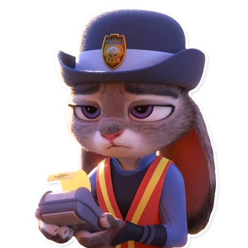 😞 Стикер «ZootopiaJudy» для Telegram