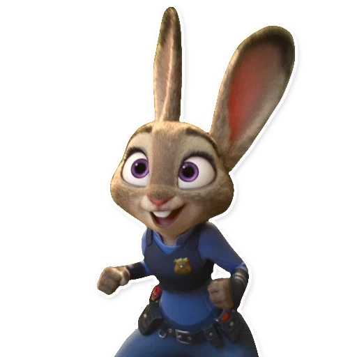 😄 Стикер «ZootopiaJudy» для Telegram