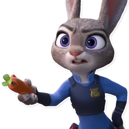 😠 Стикер «ZootopiaJudy» для Telegram