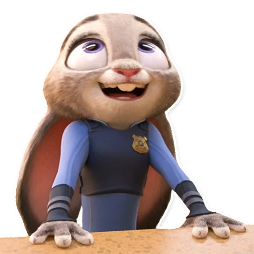 😁 Стикер «ZootopiaJudy» для Telegram