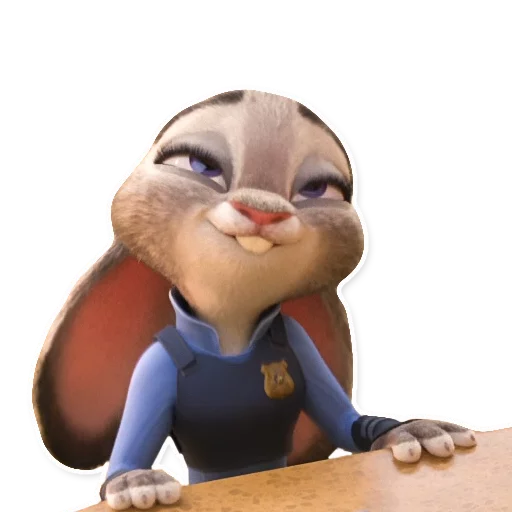 😜 Стикер «ZootopiaJudy» для Telegram