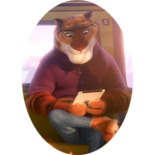 🐯 Стикер «Zootopia» для Telegram