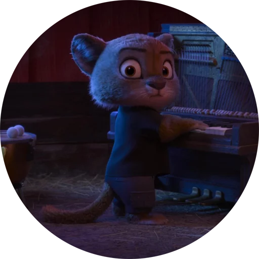 🎹 Стикер «Zootopia» для Telegram