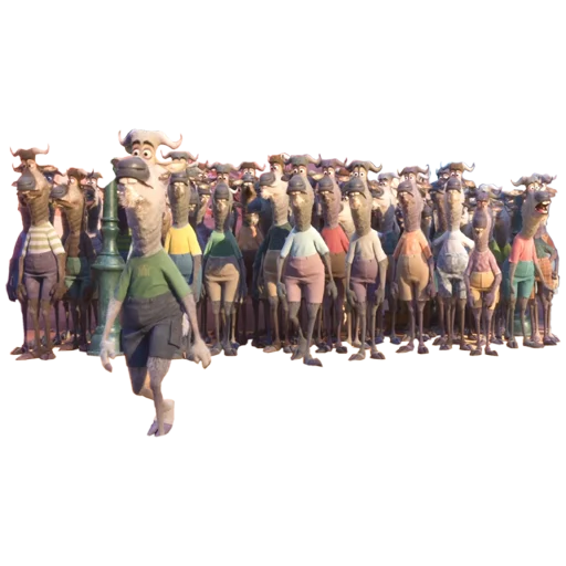 👩‍👩‍👦‍👦 Стикер «Zootopia» для Telegram