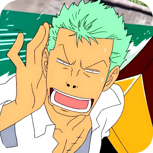 😜 Стикер «Zoro Roronoa» для Telegram