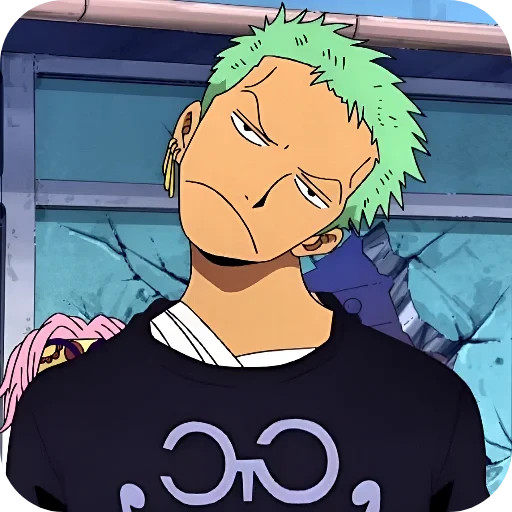 🤨 Стикер «Zoro Roronoa» для Telegram