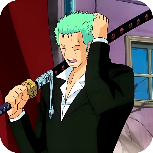 😅 Стикер «Zoro Roronoa» для Telegram