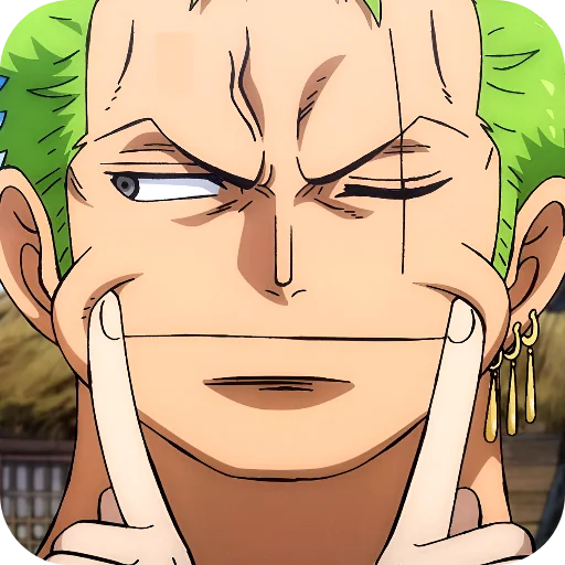 😂 Стикер «Zoro Roronoa» для Telegram