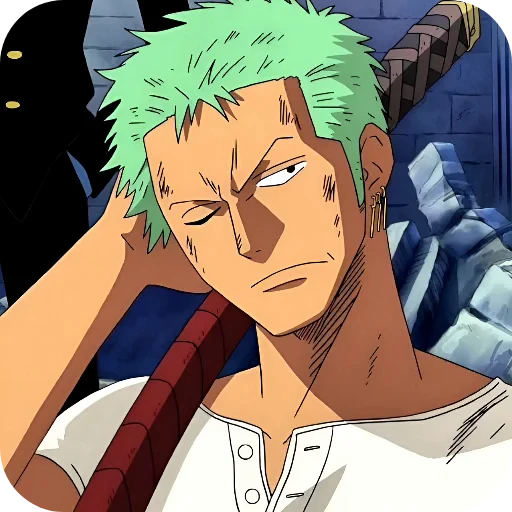 😬 Стикер «Zoro Roronoa» для Telegram
