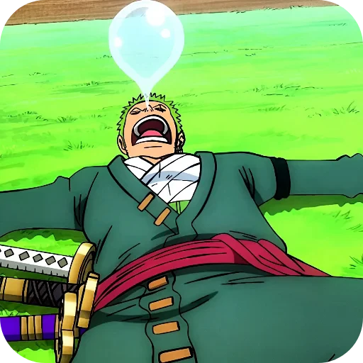 🥱 Стикер «Zoro Roronoa» для Telegram