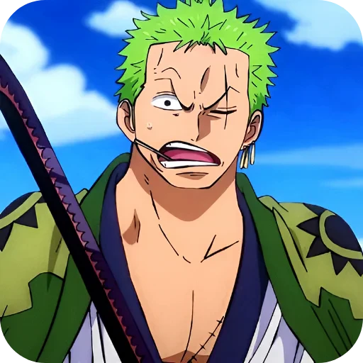 🤔 Стикер «Zoro Roronoa» для Telegram