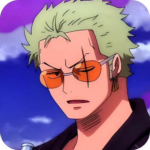 😒 Стикер «Zoro Roronoa» для Telegram