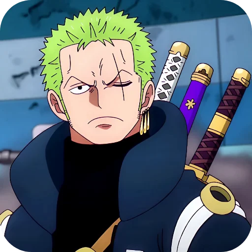 🤨 Стикер «Zoro Roronoa» для Telegram