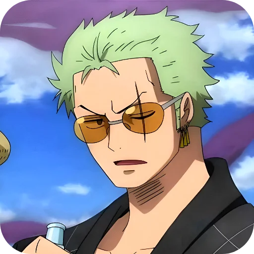 😒 Стикер «Zoro Roronoa» для Telegram