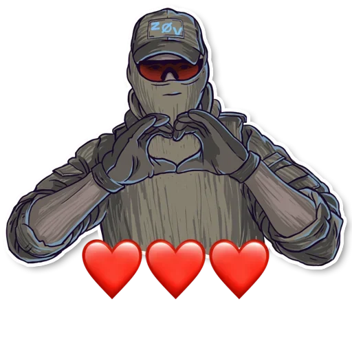❤️ Стикер «??????ZOV??????» для Telegram