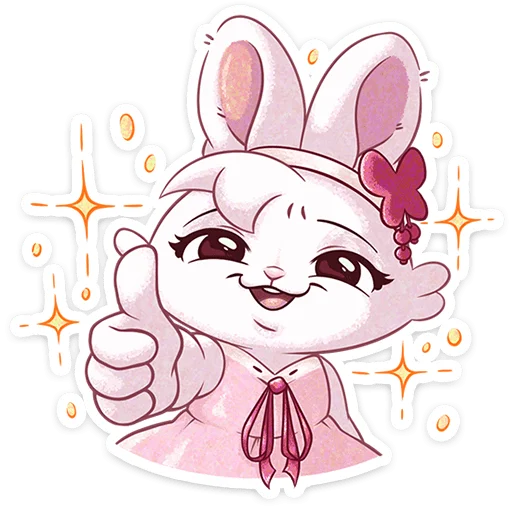 🐰 Стикер «Зозо» для Telegram