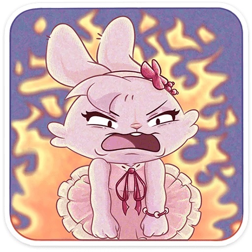 🐰 Стикер «Зозо» для Telegram