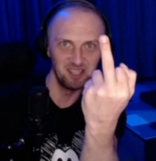 🖕 Стикер «зубарев милаш» для Telegram