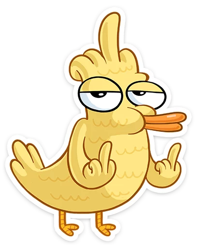 🖕 Стикер «Зак Zuck» для Telegram