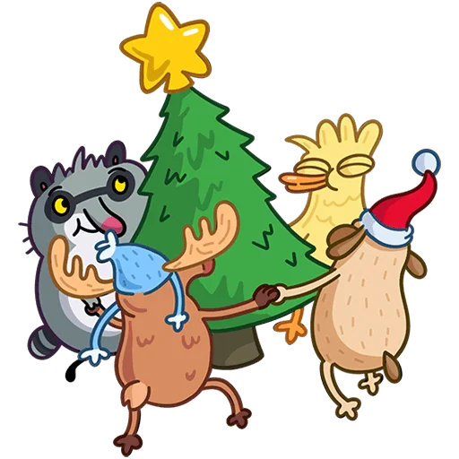 🎄 Стикер «Зак» для Telegram