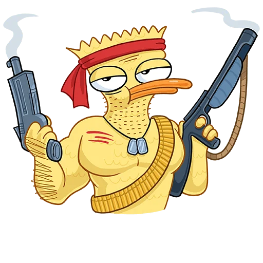 🔫 Стикер «Зак» для Telegram