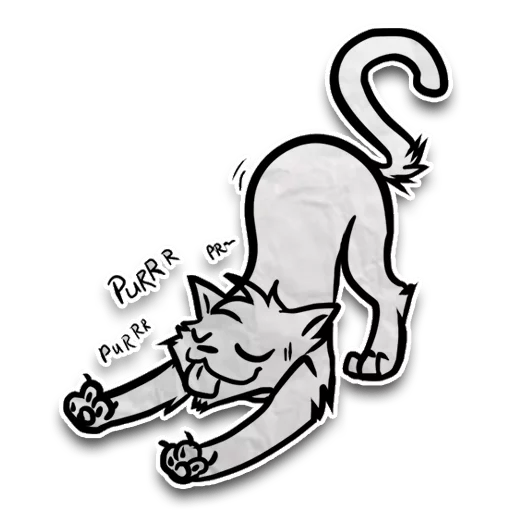 😫 Стикер «Zuzu the Cat» для Telegram