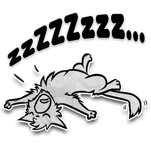 💤 Стикер «Zuzu the Cat» для Telegram