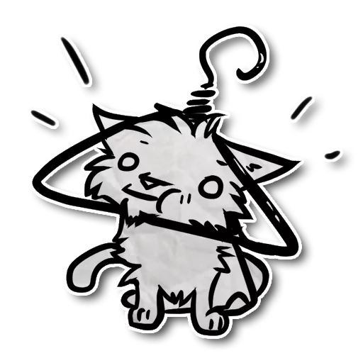 👕 Стикер «Zuzu the Cat» для Telegram