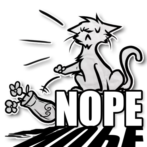 🚫 Стикер «Zuzu the Cat» для Telegram