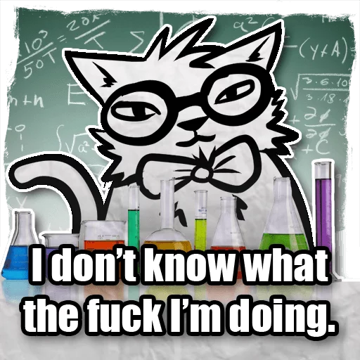 🔬 Стикер «Zuzu the Cat» для Telegram