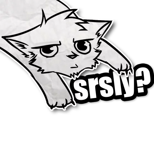 😐 Стикер «Zuzu the Cat» для Telegram