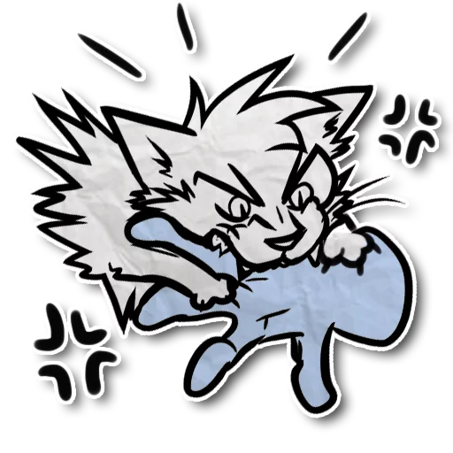 😾 Стикер «Zuzu the Cat» для Telegram