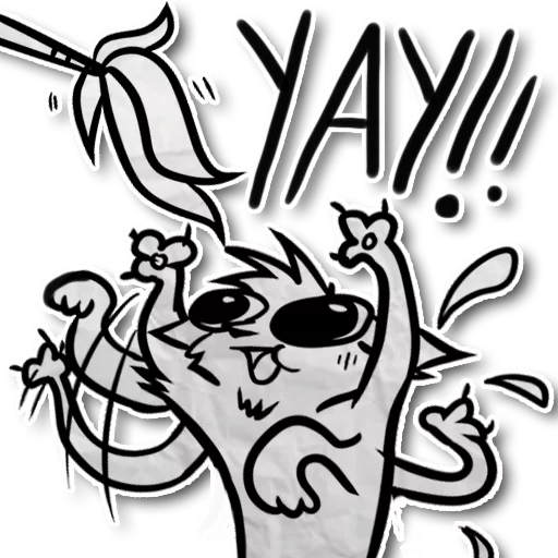 ‼ Стикер «Zuzu the Cat» для Telegram