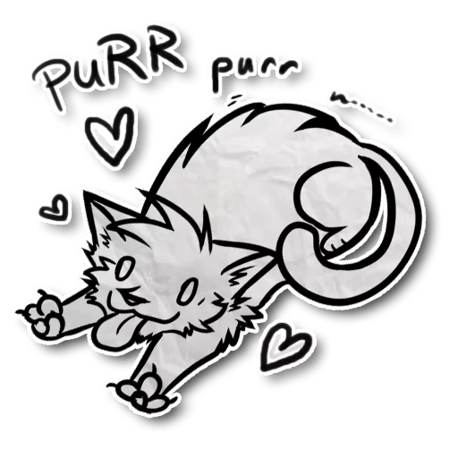 💕 Стикер «Zuzu the Cat» для Telegram