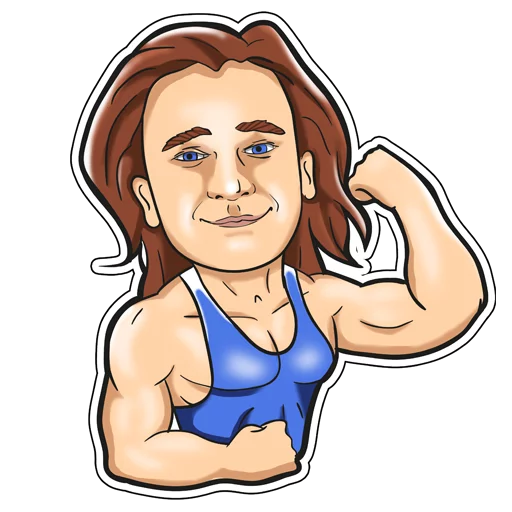 💪 Стикер «Звезда Района» для Telegram