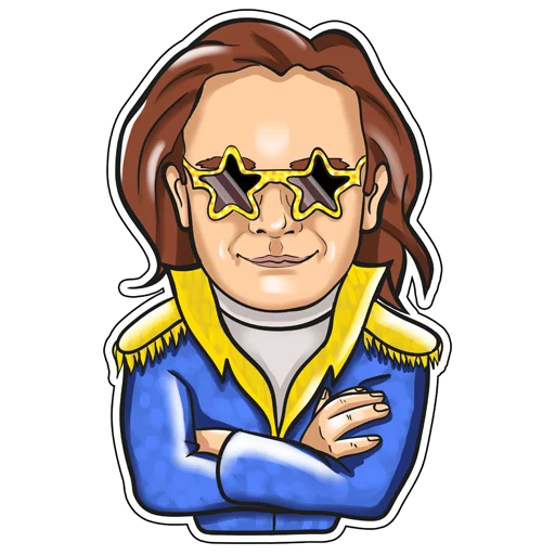 😎 Стикер «Звезда Района» для Telegram