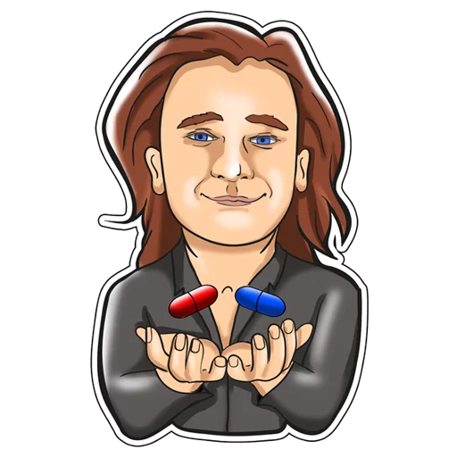 🤔 Стикер «Звезда Района» для Telegram