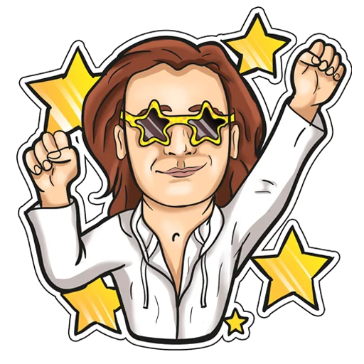 😅 Стикер «Звезда Района» для Telegram