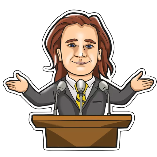 🤝 Стикер «Звезда Района» для Telegram