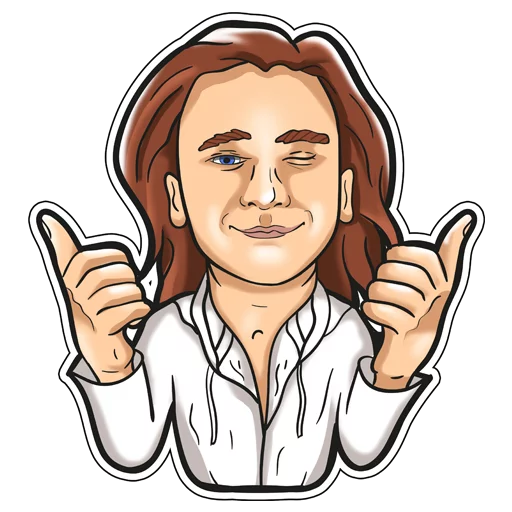 😁 Стикер «Звезда Района» для Telegram