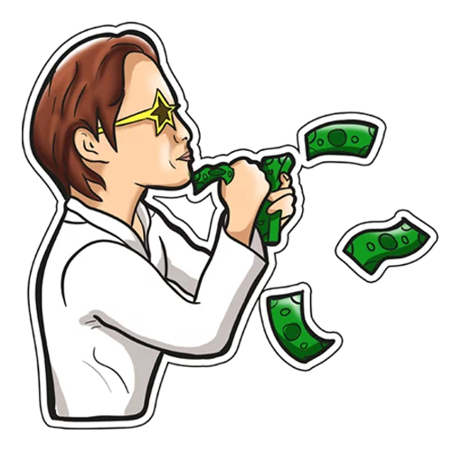 💰 Стикер «Звезда Района» для Telegram