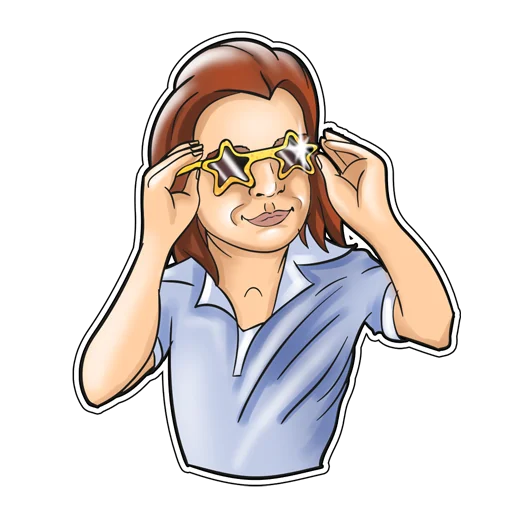 😍 Стикер «Звезда Района» для Telegram