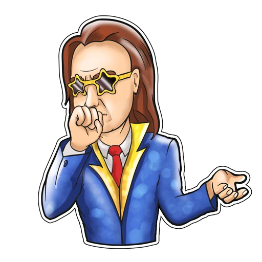 😏 Стикер «Звезда Района» для Telegram