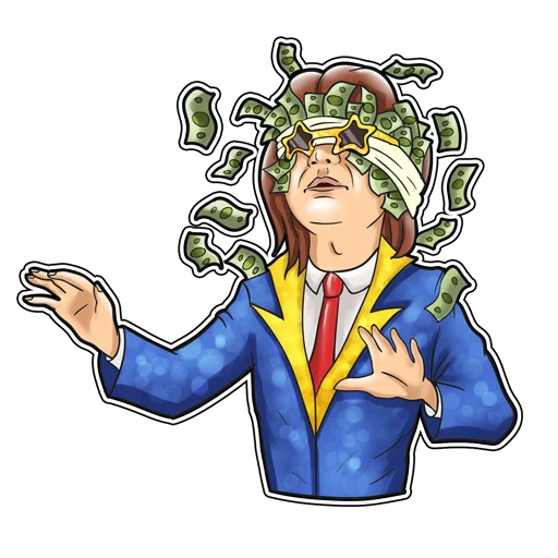💸 Стикер «Звезда Района» для Telegram