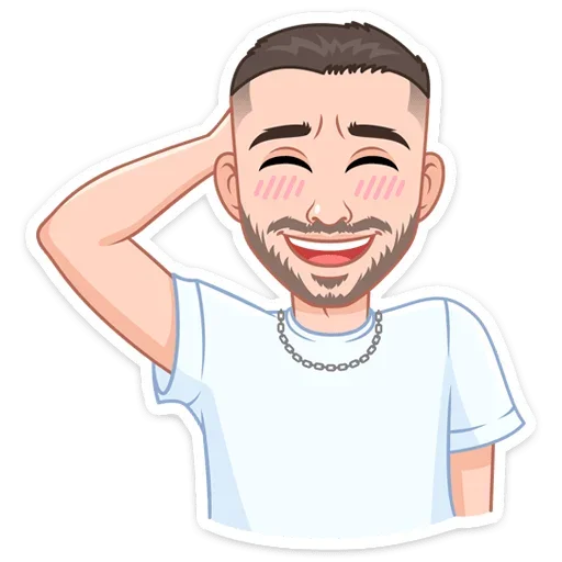 ☺ Стикер «Звёздные vmoji - это промо набор для рекламы vmoji.» для Telegram